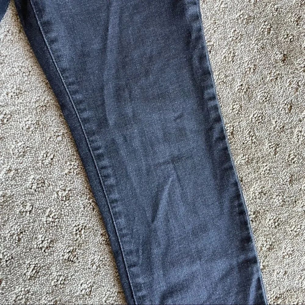 Wonder Nation Dark-Gray Girls Jeans Size 8 Zip and Button 4 Pockets - Picture 5 of 16